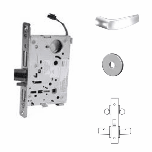 SARGENT RX-8272-12V-LNB-26D-LC Mtse Elect Ecoflex Fsafe Rex L/Cyl