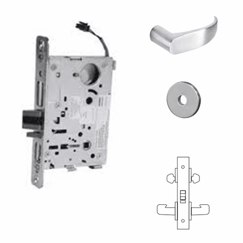SARGENT RX-8272-12V-LNP-26D Mtse Elect Ecoflex Fsafe Rex Key Rand
