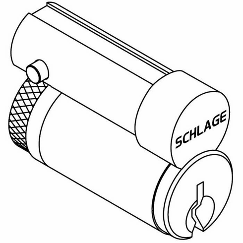 SCHLAGE 23-030S123-626 Full Size Ic Core S123 1 Bittd 23-030-S1