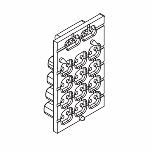 SCHLAGE 44487247-SCH Sch Elec Keypad Membrane