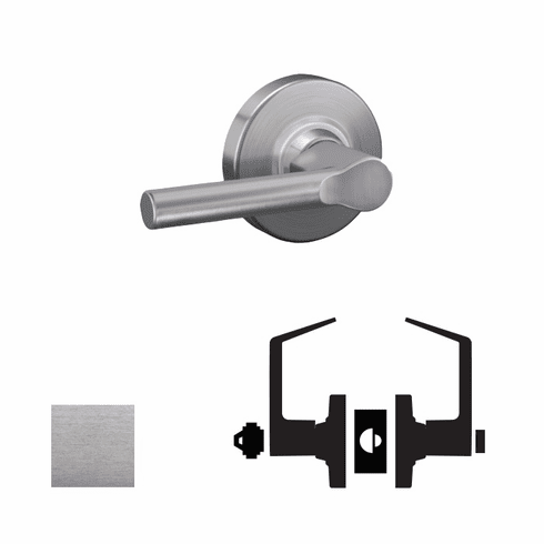 SCHLAGE ALX50B-BRW-626 Entrnc/Offce Sfic 2-3/4 Bak Ansi Strk Lc