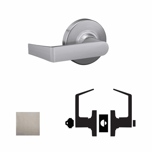 SCHLAGE ALX50B-RHO-619 Entrnc/Offce Sfic 2-3/4 Bak Ansi Strk Lc