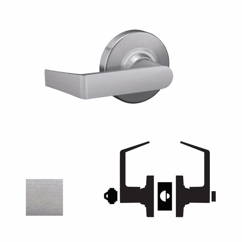 SCHLAGE ALX50B-RHO-626 Entrnc/Offce Sfic 2-3/4 Bak Ansi Strk Lc