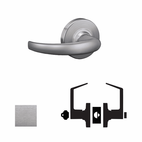 SCHLAGE ALX50B-SPA-626 Entrnc/Offce Sfic 2-3/4 Bak Ansi Strk Lc