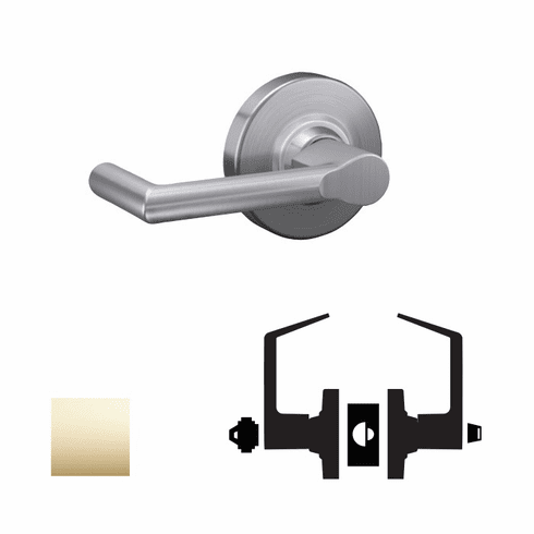 SCHLAGE ALX53B-BRK-605 Entrance Sfic 2-3/4 Back Ansi Strik L