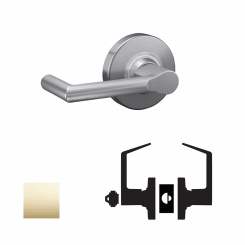 SCHLAGE ALX80B-BRK-605 Storeroom Sfic 2-3/4 Back Ansi Strik Lc