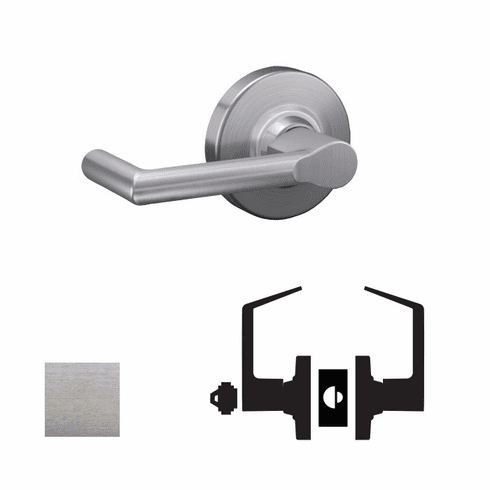 SCHLAGE ALX80B-BRK-626 Storeroom Sfic 2-3/4 Back Ansi Strik Lc