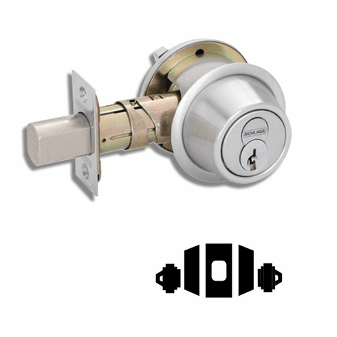 SCHLAGE B562J-626 Double Cy Db Lock Lfsic