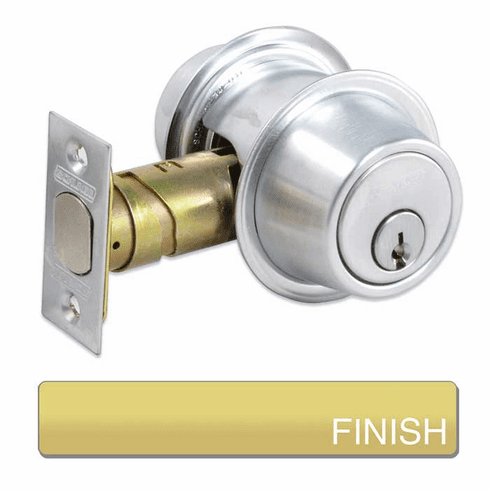 SCHLAGE B562R-605 Dbl Cylinder Deadbolt 605 12-288 10-094