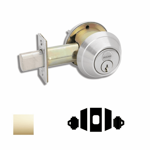 SCHLAGE B662J-625 Double Cyl Less Fsic 12-631 X 10-094