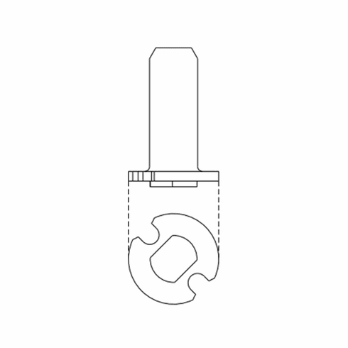 SCHLAGE COMMERCIAL C603-524 Cylinder Tailpiece C603524 C603 524