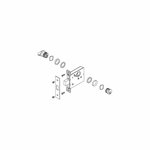 SCHLAGE COMMERCIAL L463P-613-RH L463P Single Cylinder Deadbolt Lock - Rh L463P613RH L463P 613 RH
