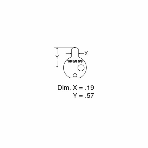 SCHLAGE COMMERCIAL L583-446 Mortise Cylinder Adams Rite Ms Cam L583446 L583 446