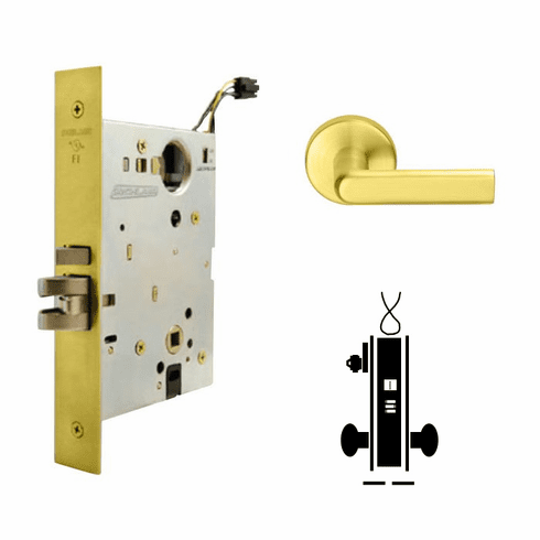 SCHLAGE COMMERCIAL L9092ELP-01A-605 El Mts Lock X F/Safe X Kd L9092ELP01A605 L9092ELP 01A 605