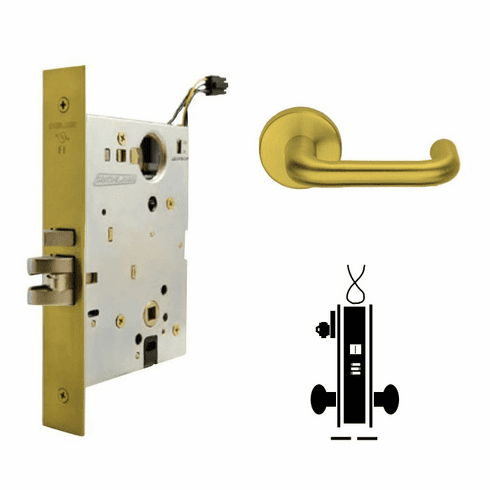 SCHLAGE COMMERCIAL L9092EUP-03A-606 El Mts Lck 12/24Vdc F/Sec O/S Lvr El Kr L9092EUP03A606 L9092EUP 03A 606