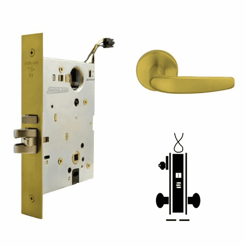 SCHLAGE COMMERCIAL L9092EUP-07A-606 El Mts Lck 12/24Vdc F/Sec O/S Lvr El Kr L9092EUP07A606 L9092EUP 07A 606