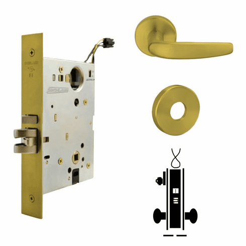 SCHLAGE COMMERCIAL L9092EUP-07B-606 Electrified Mortise Lock 12/24V Fs/Fse L9092EUP07B606 L9092EUP 07B 606