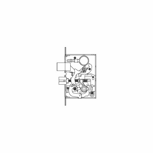 SCHLAGE COMMERCIAL L9456LB L9456Lb Mortise Corridor Lock - Case Only L9456LB L9456LB