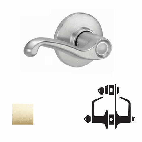 SCHLAGE COMMERCIAL S251PD-FLA-605-LH S251 Flair Entrance Double Locking - Lh S251PDFLA605LH S251PD FLA 605 LH