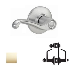 SCHLAGE COMMERCIAL S251PD-FLA-605-RH S251 Flair Entrance Double Locking - Rh S251PDFLA605RH S251PD FLA 605 RH
