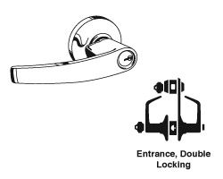 SCHLAGE COMMERCIAL S251PD-NEP-613 S251 Neptune Entrance Double Locking S251PDNEP613 S251PD NEP 613