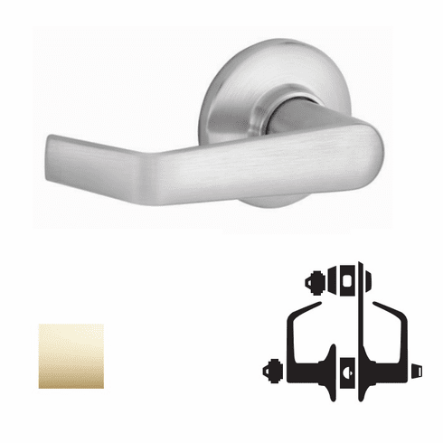 SCHLAGE COMMERCIAL S251PD-SAT-605 S251 Saturn Entrance Double Locking S251PDSAT605 S251PD SAT 605