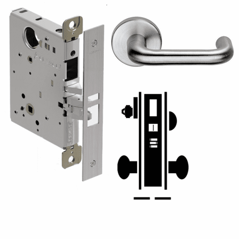 SCHLAGE L9453-03A-626-LC Entry Mort,03 Lever,A Rose,Rh Less Cyl