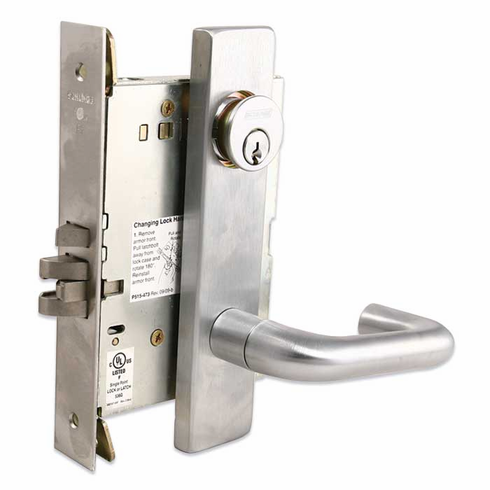 SCHLAGE L9453-03L-626-C123 Mortise Entrance Lock-Satin Chrome
