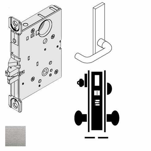 SCHLAGE L9453-03L-626 Mortise Entrance Lock-Satin Chrome