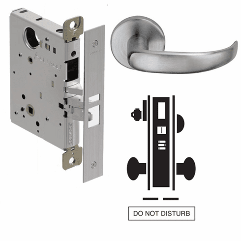 SCHLAGE L9486P-17A-626 Faculty Restroom Mortise Lock-Sat Chrome