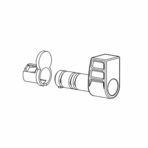 SCHLAGE M204-152 Schl Sfic Disp Blk Plastic Const Core