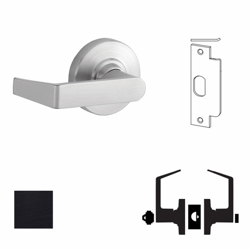 SCHLAGE ND50PD-RHO-622 Entrance Rhodes 622 Black