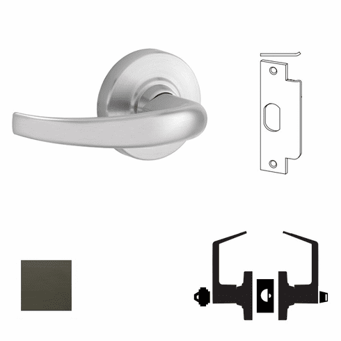 SCHLAGE ND53LD-SPA-643E Cyl. Lockset (With Thru-Bolts)