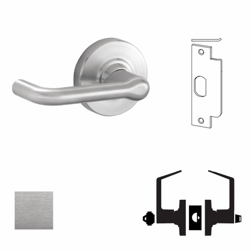 SCHLAGE ND53LD-TLR-626 Entrance 2 3/4Bs X 10-025 Less Cyl