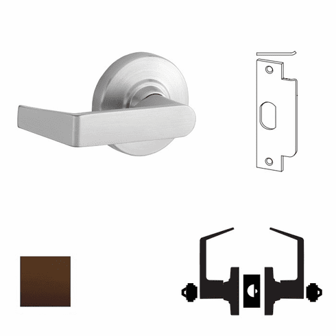 SCHLAGE ND66JD-RHO-613 Cyl. Lockset (With Thru-Bolts)
