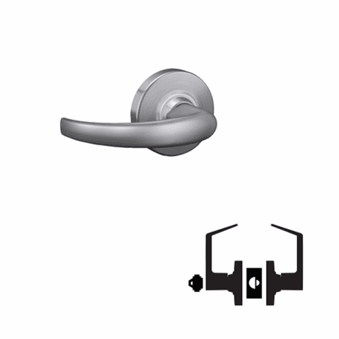 SCHLAGE ND70BD-SPA-626 Cyl. Lockset (With Thru-Bolts)