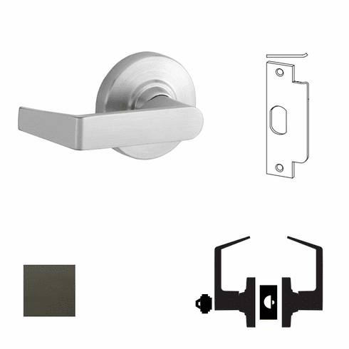 SCHLAGE ND70PD-RHO-643E Cyl. Lockset (With Thru-Bolts)