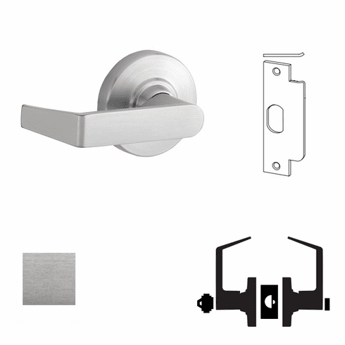 SCHLAGE ND85PD-RHO-626-C123 Cyl. Lockset (With Thru-Bolts)