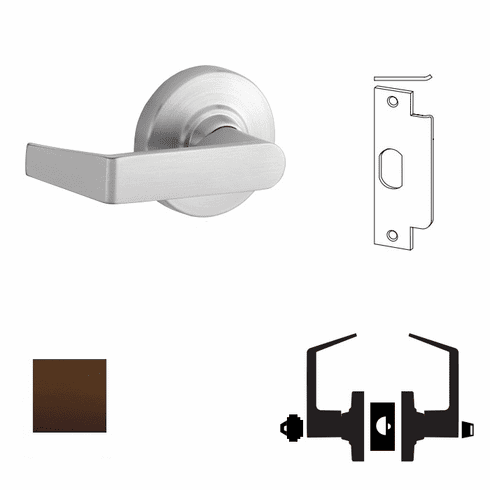 SCHLAGE ND92LD-RHO-613 Cyl. Lockset (With Thru-Bolts)