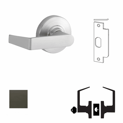SCHLAGE ND96JD-RHO-643E Cyl. Lockset (With Thru-Bolts)