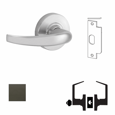SCHLAGE ND96LD-SPA-643E Cyl. Lockset (With Thru-Bolts)