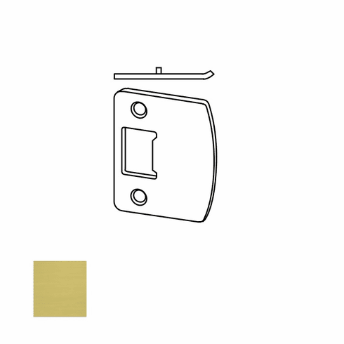 SCHLAGE RESIDENTIAL 10-027-608 Full Lip Strike, 1/4" Radius Round Corner, No Box 10027608 10 027 608