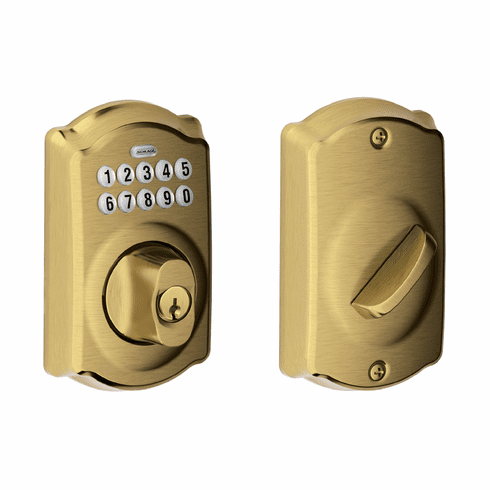 SCHLAGE RESIDENTIAL BE365-CAM-609 Be365 Camelot Electronic Keypad Deadbolt BE365CAM609 BE365 CAM 609