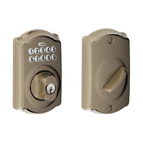 SCHLAGE RESIDENTIAL BE365-CAM-620 Be365 Camelot Electronic Keypad Deadbolt BE365CAM620 BE365 CAM 620