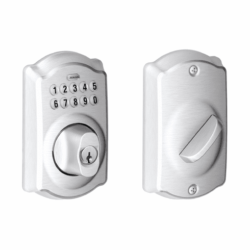 SCHLAGE RESIDENTIAL BE365-CAM-626 Be365 Camelot Electronic Keypad Deadbolt BE365CAM626 BE365 CAM 626