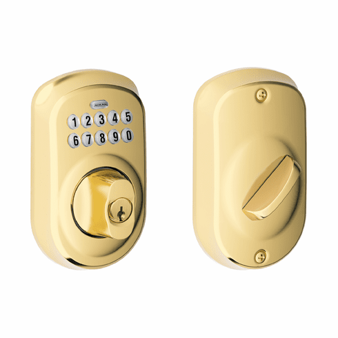 SCHLAGE RESIDENTIAL BE365-PLY-505 Be365 Plymouth Electronic Keypad Deadbolt BE365PLY505 BE365 PLY 505