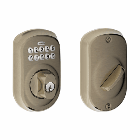 SCHLAGE RESIDENTIAL BE365-PLY-620 Be365 Plymouth Electronic Keypad Deadbolt BE365PLY620 BE365 PLY 620