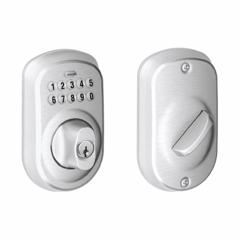 SCHLAGE RESIDENTIAL BE365-PLY-626 Be365 Plymouth Electronic Keypad Deadbolt BE365PLY626 BE365 PLY 626
