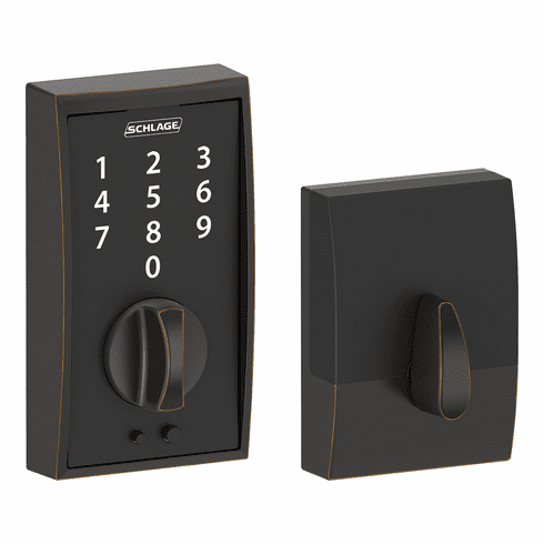 SCHLAGE RESIDENTIAL BE375-CEN-716-12-287-10-116 Be375 Century Schlage Touch Deadbolt BE375CEN7161228710116 BE375 CEN 716 12 287 10 116