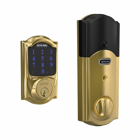 SCHLAGE RESIDENTIAL BE469ZP-CAM-605 Be469Zp Camelot Schlage Connect Deadbolt With Alarm BE469ZPCAM605 BE469ZP CAM 605